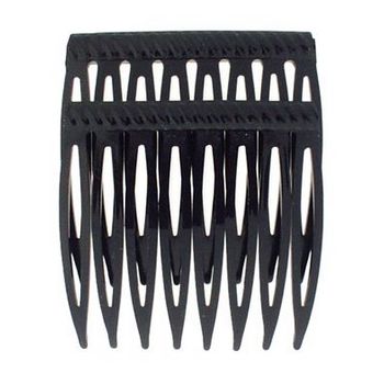Good Hair Days - Grip-Tuth - 1 1/2inch Black Sidecombs (2)