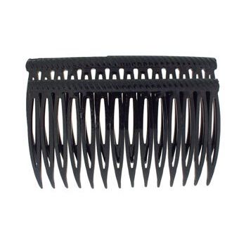Good Hair Days - Grip-Tuth - 2 3/4inch Black Colored Sidecombs