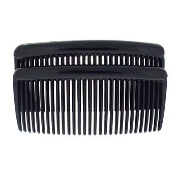 Good Hair Days - Rounded Back Combs - 3 3/4inch Black (2)