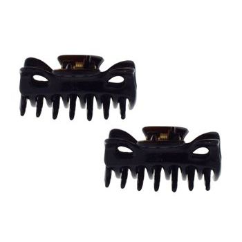 Good Hair Days - Mini Hair Clip 1 1/2inch - Set of 2 - Black