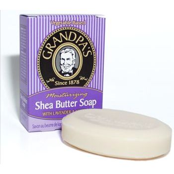 Grandpa's - Moisturizing Shea Butter Soap with Lavender & Vanilla - 3.25 Oz