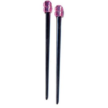 HB HairJewels - Rock Candy Hairsticks - Hot Pink