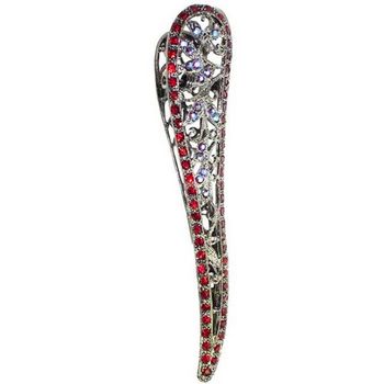 HB HairJewels - Austrian Crystal Condor Clip - Red