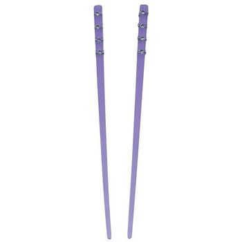 HB HairJewels - Rhinestone Hairsticks - Grape