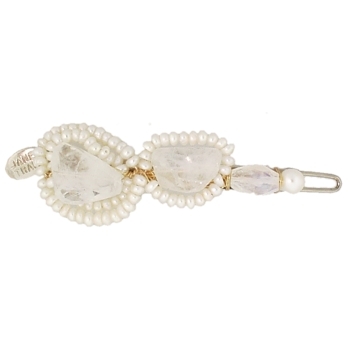 Jane Tran - Pearl & Moonstone Barrette - (1)