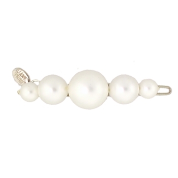 Jane Tran - Fresh Water Pearl Cluster Barrette (1) Cream w/Light Pink Cast