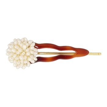 Jane Tran - Fresh Water Pearl Cluster Bobby Pin (1)