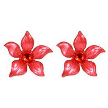 Tarina Tarantino - Iconic Collection - Swarovski Crystal Jasmine Flower Post Earrings - Chokecherry