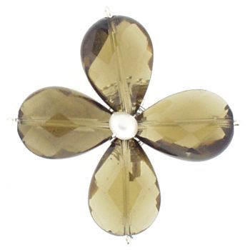 June Bijou - Petite Pin - Smoky Quartz