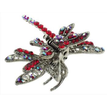 Karen Marie - Dragonfly Crystal Jaw - Ruby Red (1)