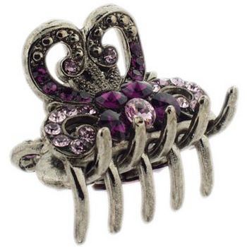 Karen Marie - Mini Regal Claw Clip - Amethyst (1)