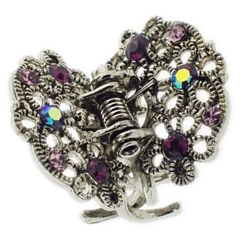 Karen Marie - Mini Filigree Jaw - Amethyst (1)