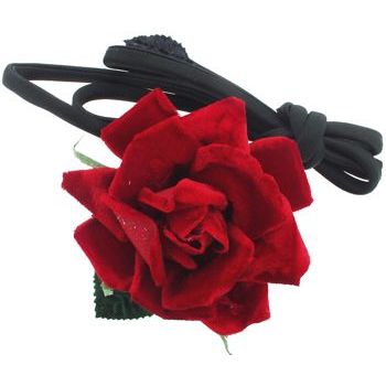 Karin's Garden - Classic Velvet Rose Belt - Red (1)