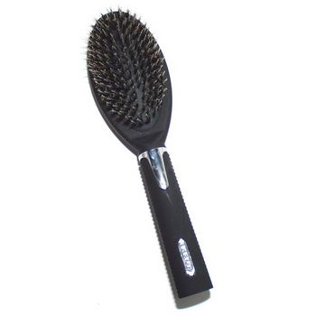 Kent - Medium Sized Paddle Brush - Black Bristle & Nylon