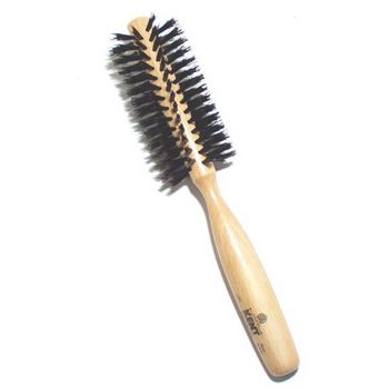 Kent - Spiral Black Bristle Brush - 1.8inch/45mm