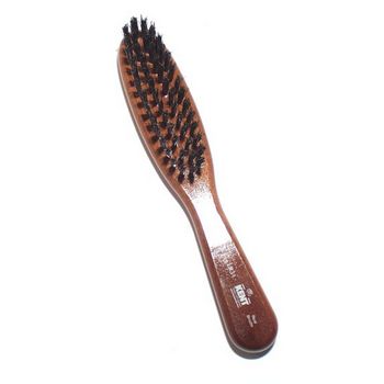 Kent - Handbag/Purse Narrow Style Brush - Dantawood Black Bristle