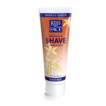 Kiss My Face - Moisture Shave - Vanilla Earth - 4 oz