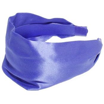 L. Erickson USA - 3inch Scarf Headband - 100% Silk Charmeuse - Periwinkle