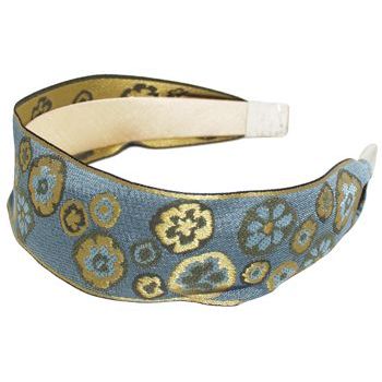 L. Erickson USA - 1inch Ribbon Scarf Headband - Soledad Blue