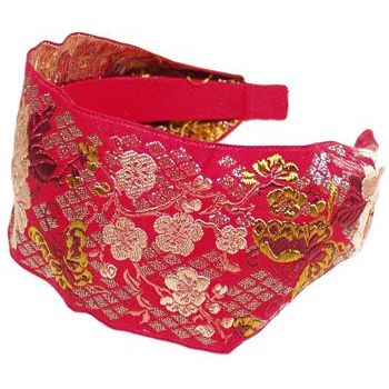 L. Erickson USA - Ribbon Scarf Headband - Papillion Red