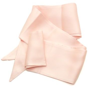 L. Erickson USA - Silk Charmeuse Sash Belt - Petal Pink