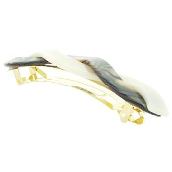Laurent Olivier - Twist Barrette - Mousseline Pearl/Onyx (1)