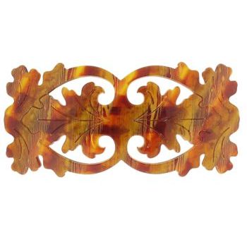 Laurent Olivier - Filigree Leaf Barrette - Bois Dore (1)