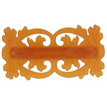 Laurent Olivier - Filigree Leaf Barrette - Orange (1)