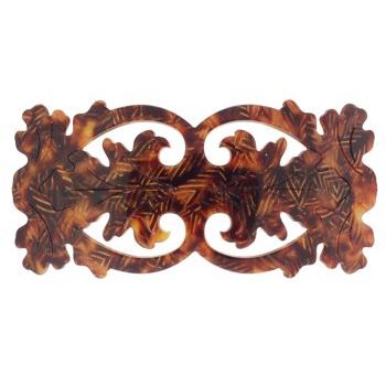 Laurent Olivier - Filigree Leaf Barrette - Riche (1)