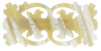 Laurent Olivier - Filigree Leaf Barrette - Brushed Ivory (1)