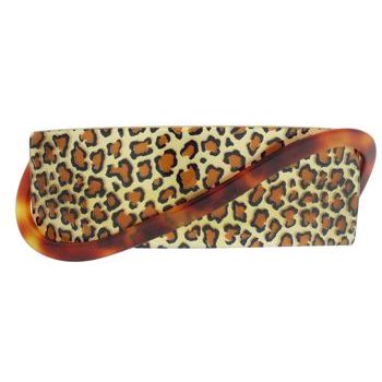 Laurent Olivier - Arc Barrette w/Swirl - Panther/Tort (1)