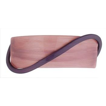 Laurent Olivier - Arc Barrette w/Swirl - Pink/Violet (1)