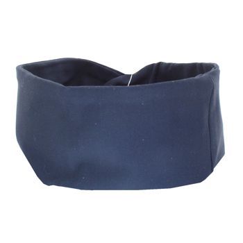 L. Erickson USA - French Lycra Wide Bandeau Headband - Navy