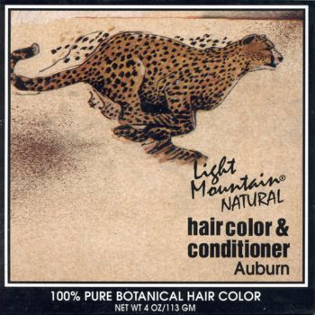 Light Mountain - Natural Hair Color & Conditioner - Auburn