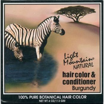 Light Mountain - Natural Hair Color & Conditioner - Burgundy