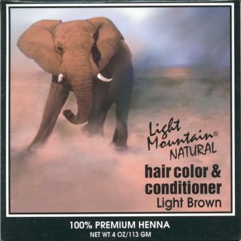 Light Mountain - Natural Hair Color & Conditioner - Light Brown