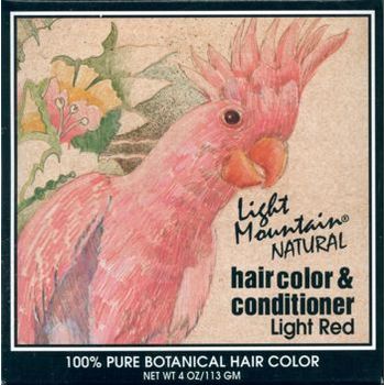 Light Mountain - Natural Hair Color & Conditioner - Light Red