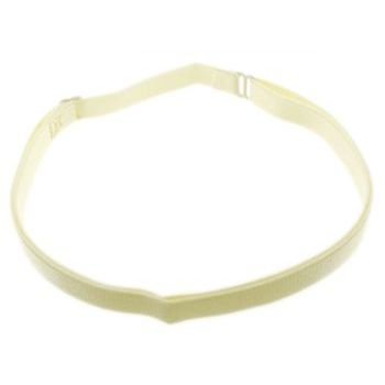 HB HairJewels - Lucy Collection - Bra Strap Headband - Pastel Lemon Yellow (1)