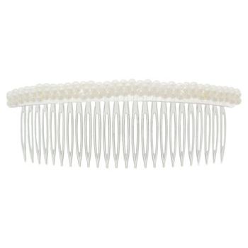 HB HairJewels - Lucy Collection - Faux Pearl Arched Comb - Ivory