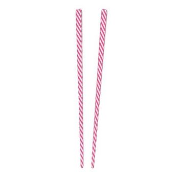 HB HairJewels - Lucy Collection - Candystripe Hairsticks - Fuchsia (Set of 2)