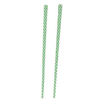 HB HairJewels - Lucy Collection - Candystripe Hairsticks - Lime (Set of 2)