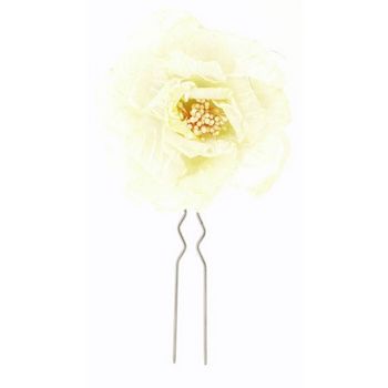 Medusa's Heirlooms - Antique Faux Flower Chignon - Creme