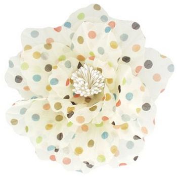 Medusa's Heirlooms - Chiffon Dot Flower Pony - Multicolor