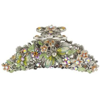 Medusa's Heirlooms - Garden Delight Enamel Jaws - Peridot & Amber