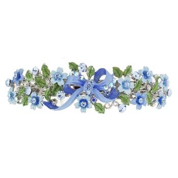 Medusa's Heirlooms - Garden Delight Barrette - Sapphire Blue