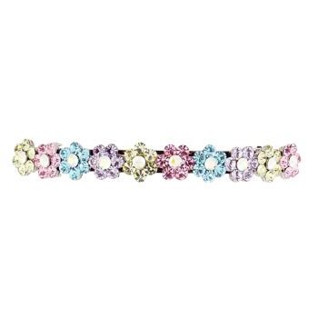 Medusa's Heirlooms - 10 Flower Gem Automatic Barrette