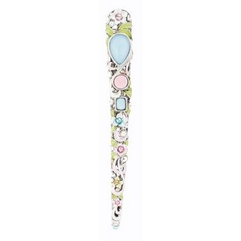 Medusa's Heirlooms - Moonstone Garden Delight Enamel Tongs - Sky