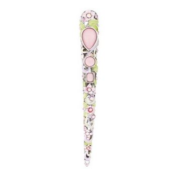 Medusa's Heirlooms - Moonstone Garden Delight Enamel Tongs - Pink