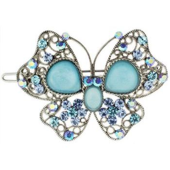 Medusa's Heirlooms - Enamel & Swarovski Crystal Clip - Blue (1)