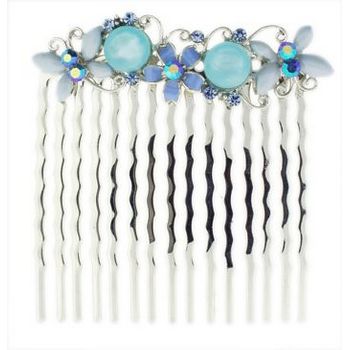 Medusa's Heirlooms - Moonstone Garden Comb - Blue (1)